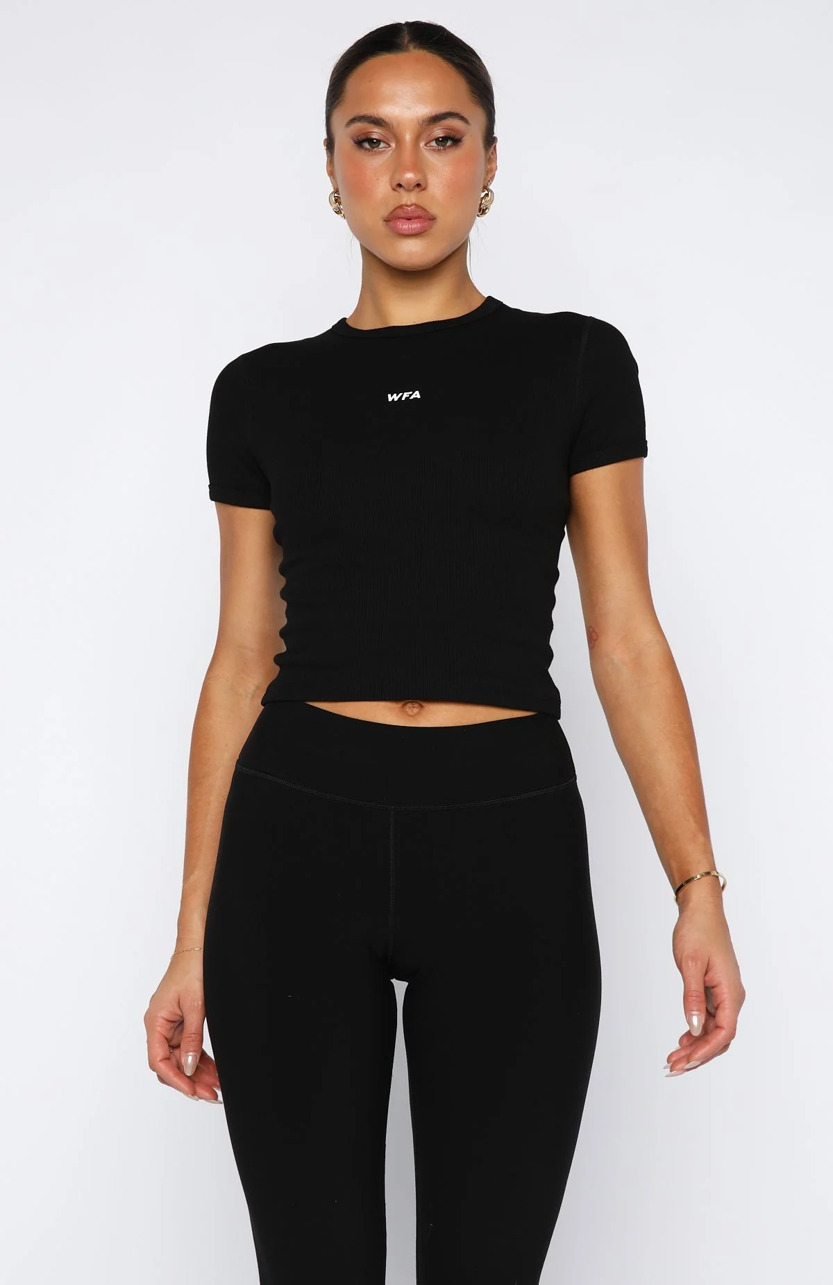 Vortex Rib Tee Black - Image 2