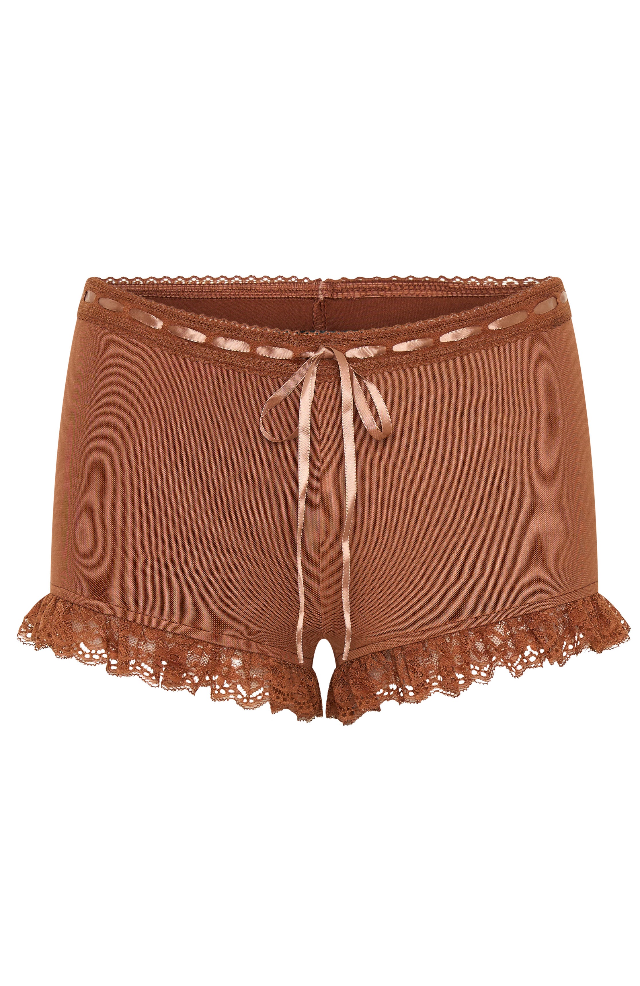 Wasn't Meant To Be Booty Shorts Chocolate - Image 6