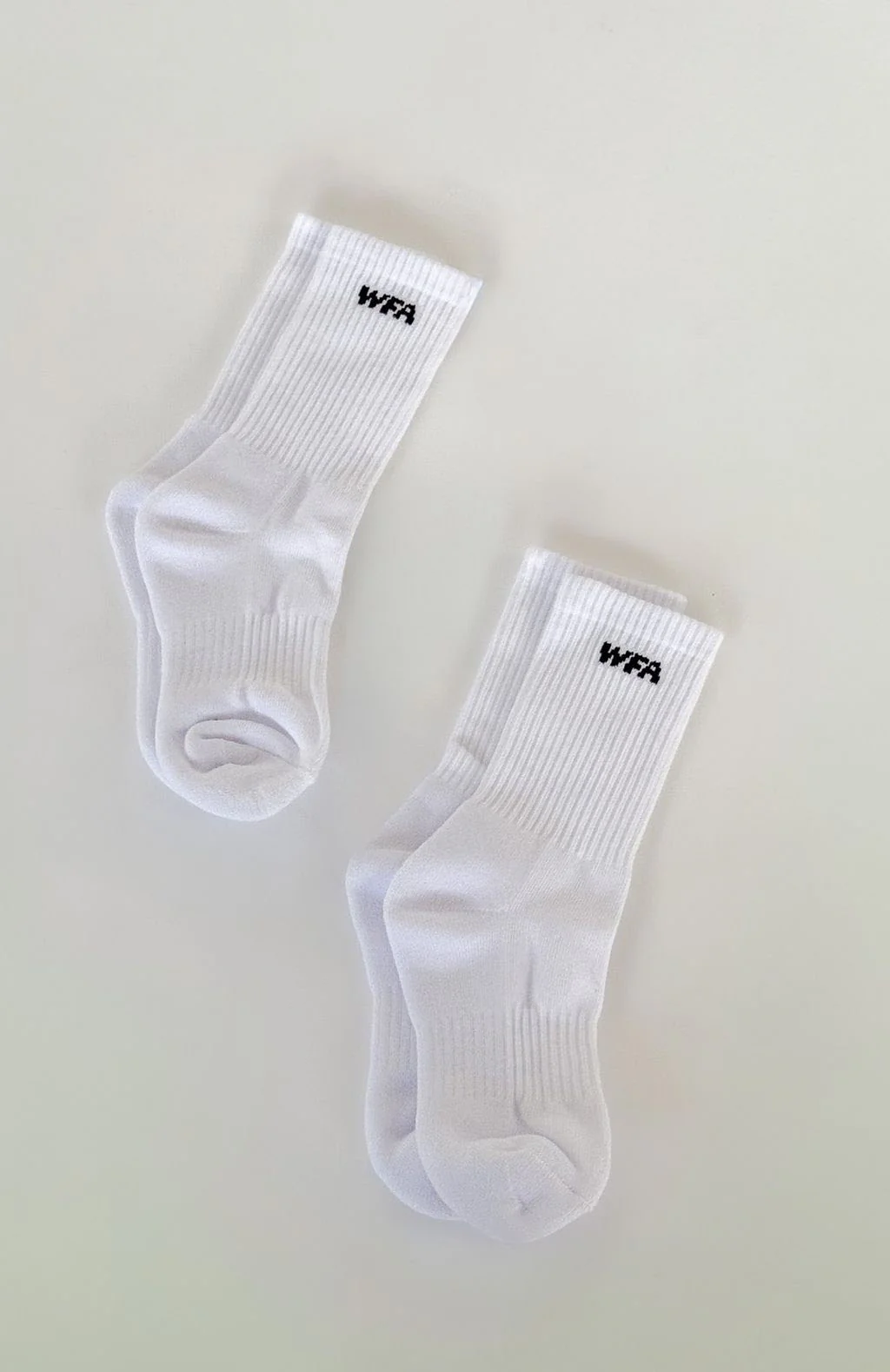 WFA 2 Pack Socks White/Black - Image 2