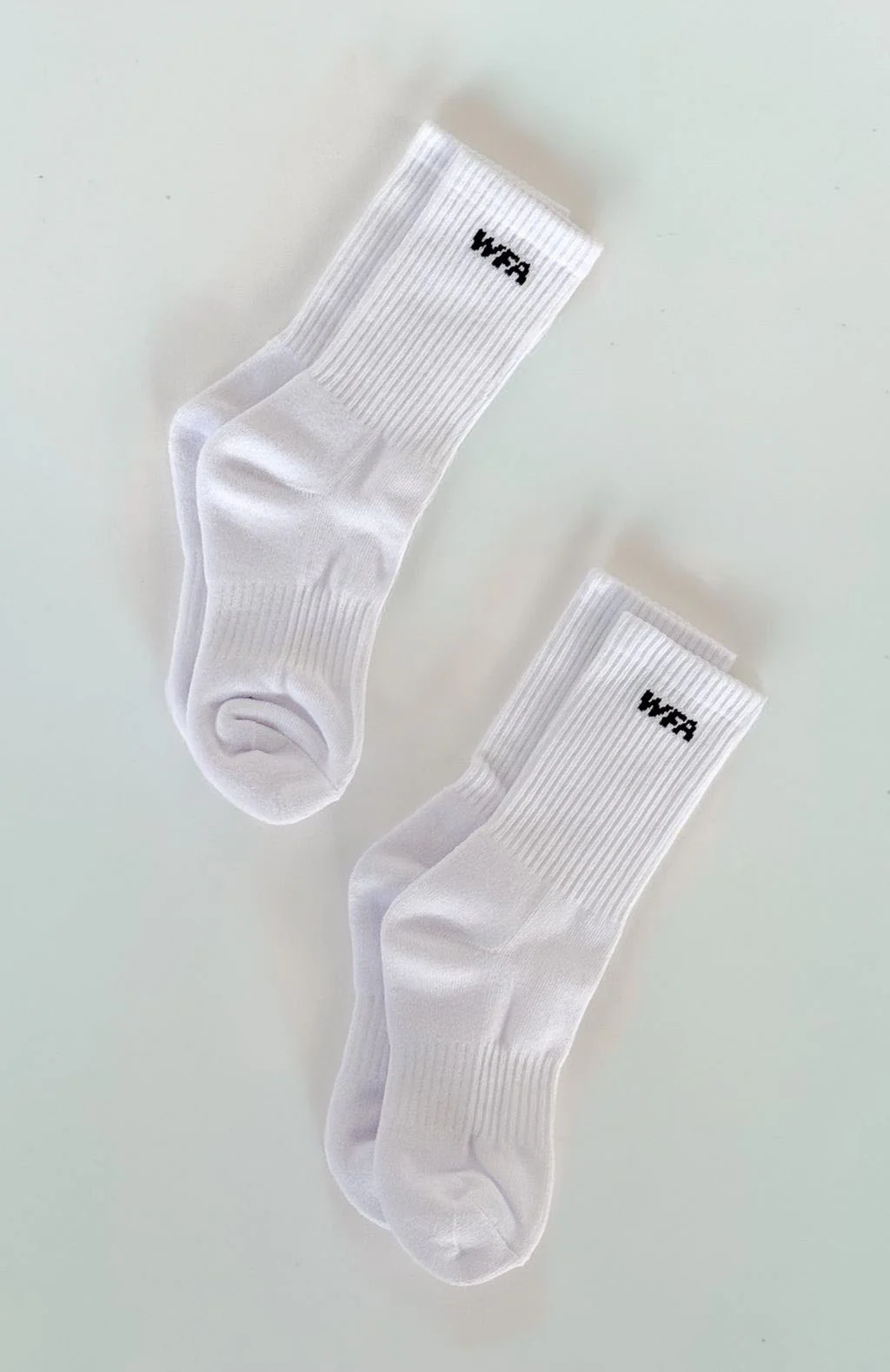 WFA 2 Pack Socks White/Black - Image 3
