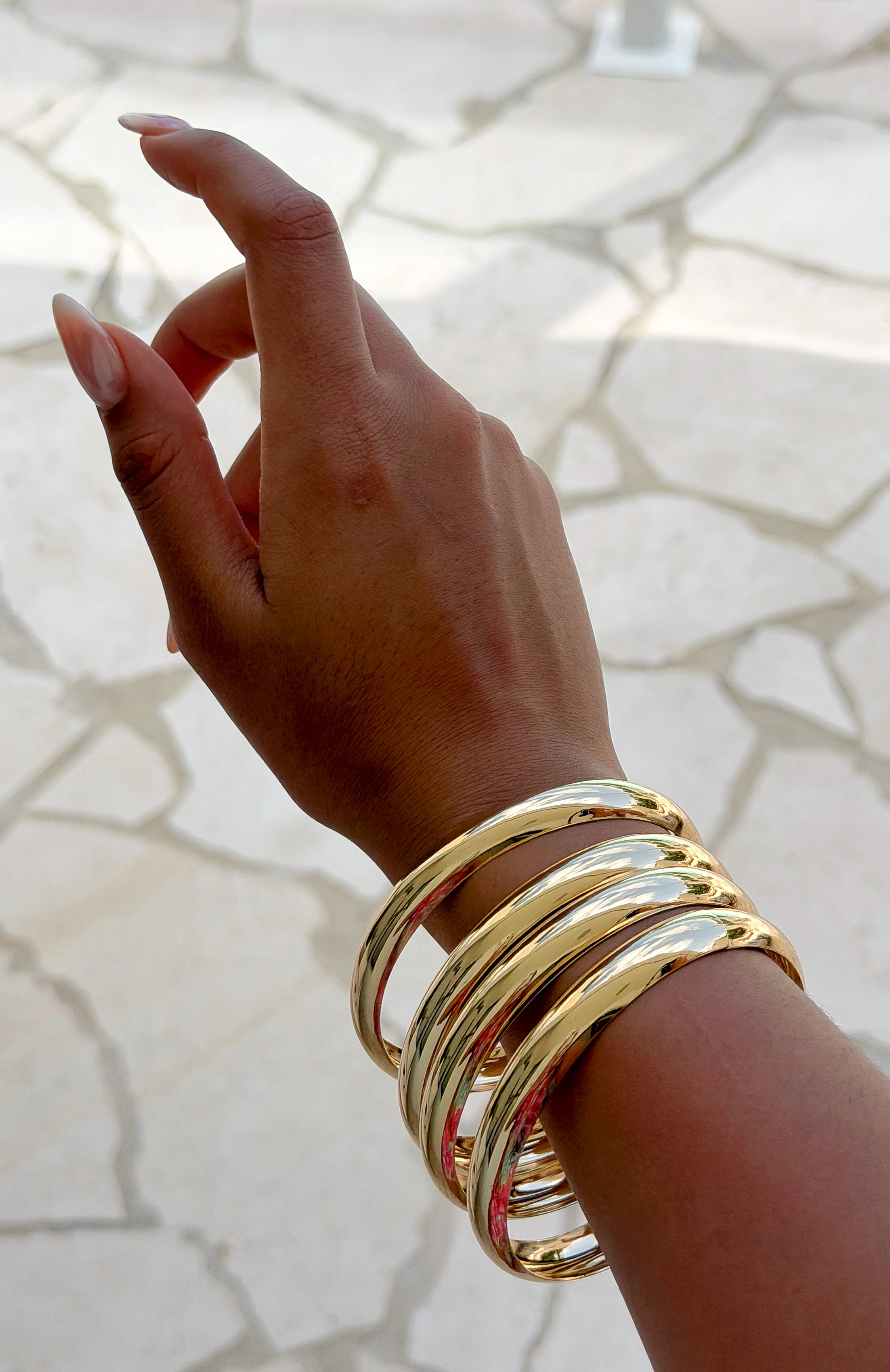 Wilder Bangle Set Gold - Image 2