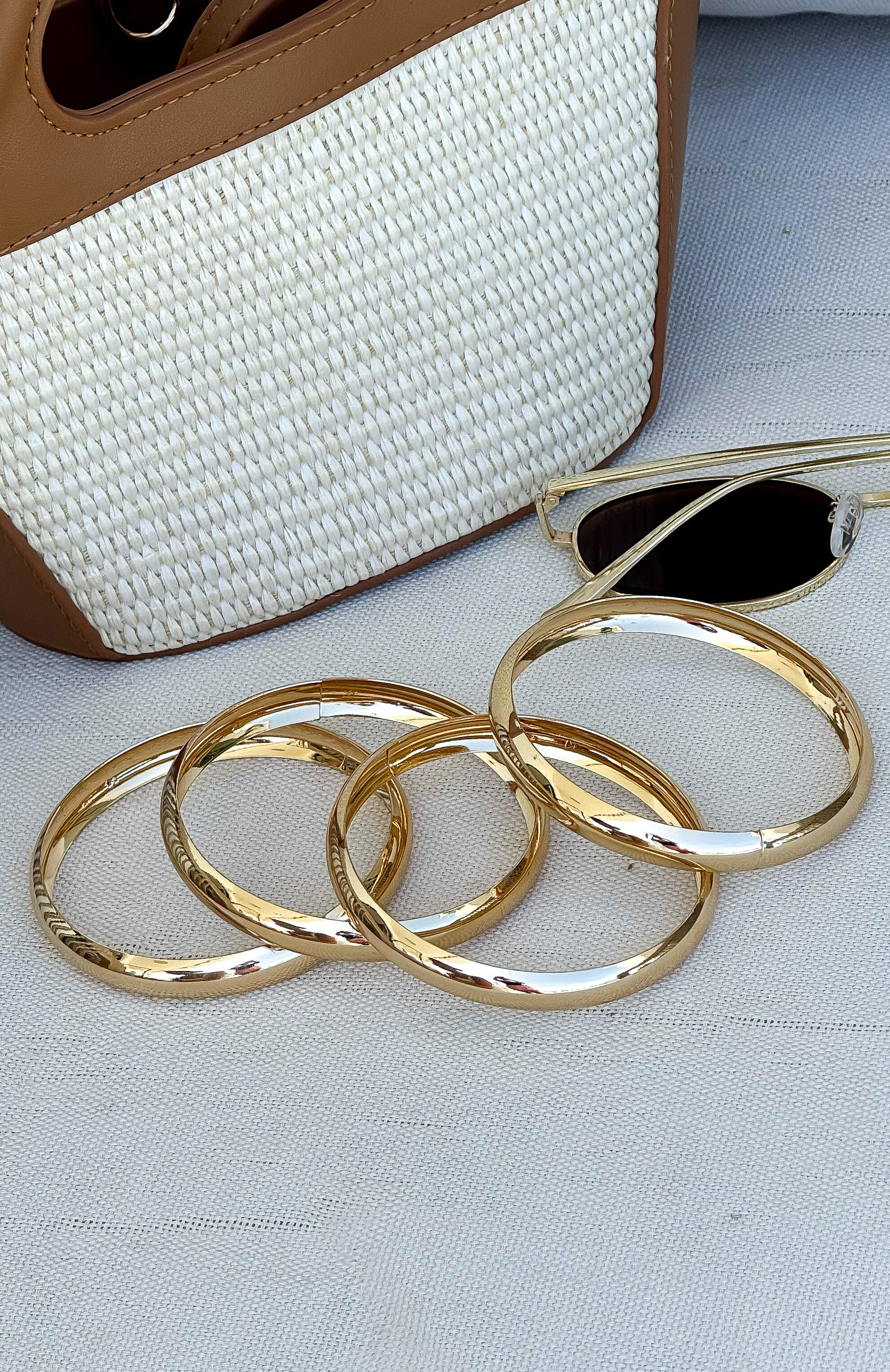 Wilder Bangle Set Gold - Image 3