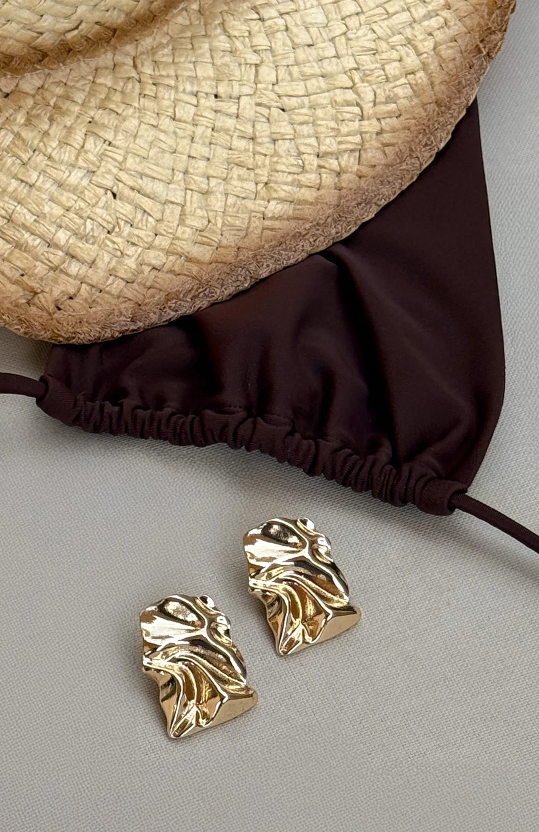 Wisteria Earrings Gold - Image 3