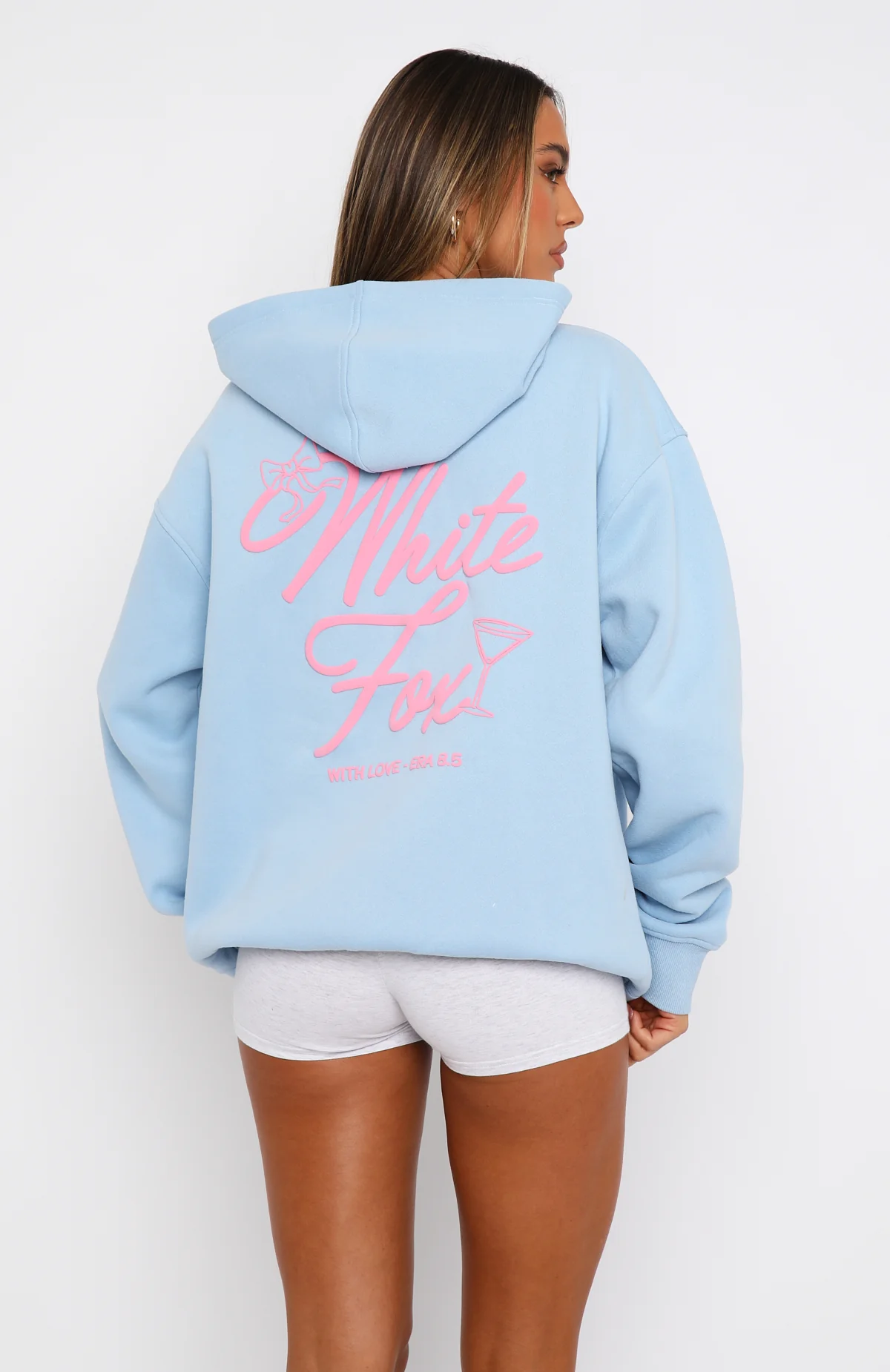 With Love Bike Shorts Grey Marle - Image 4