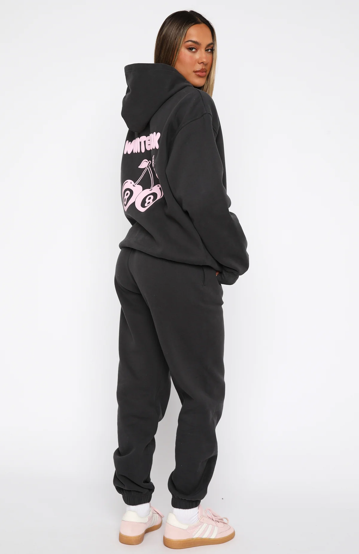 With Love In The Moment Sweatpants Charcoal - Image 5