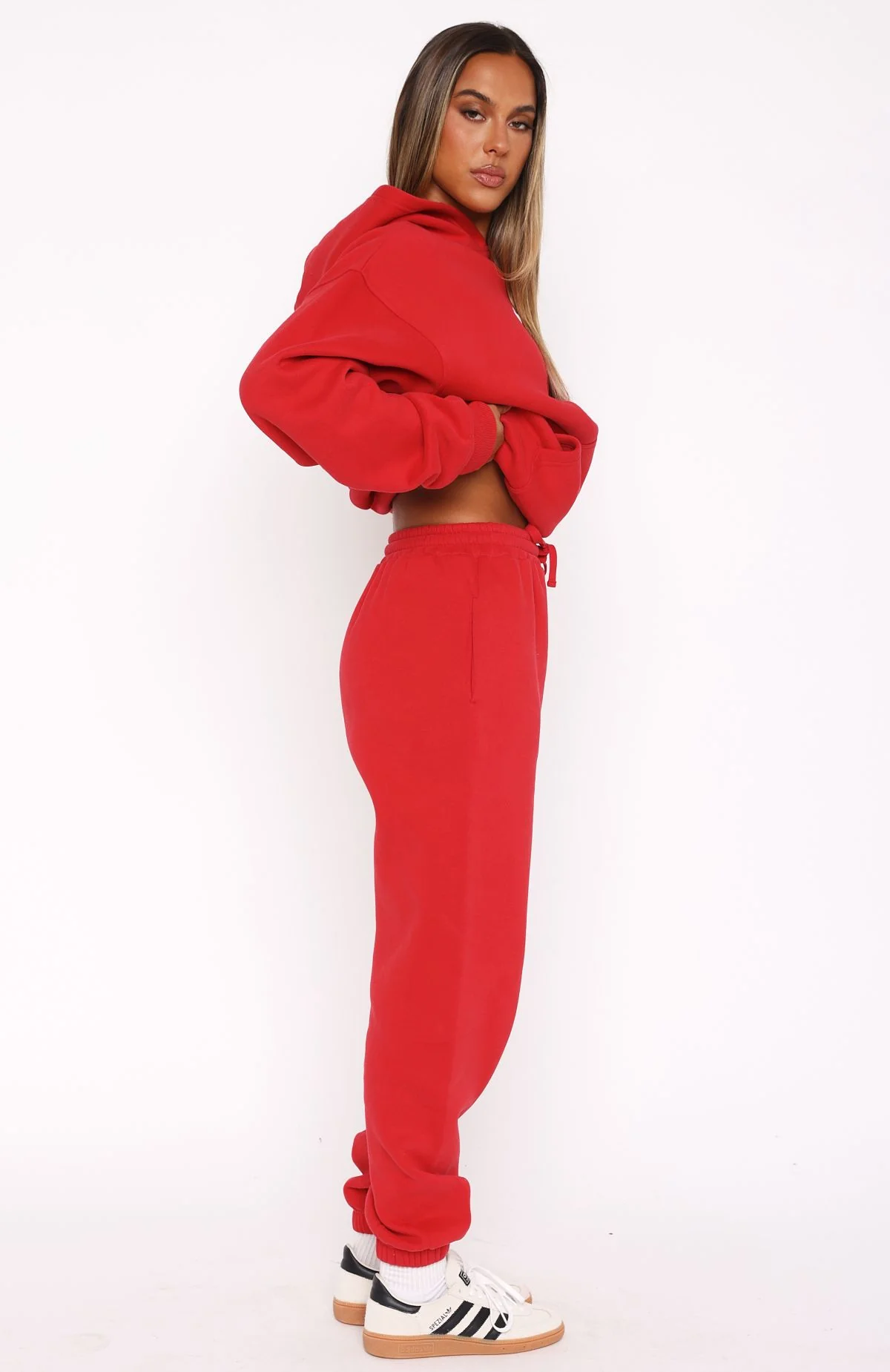 With Love In The Moment Sweatpants Red - Image 3