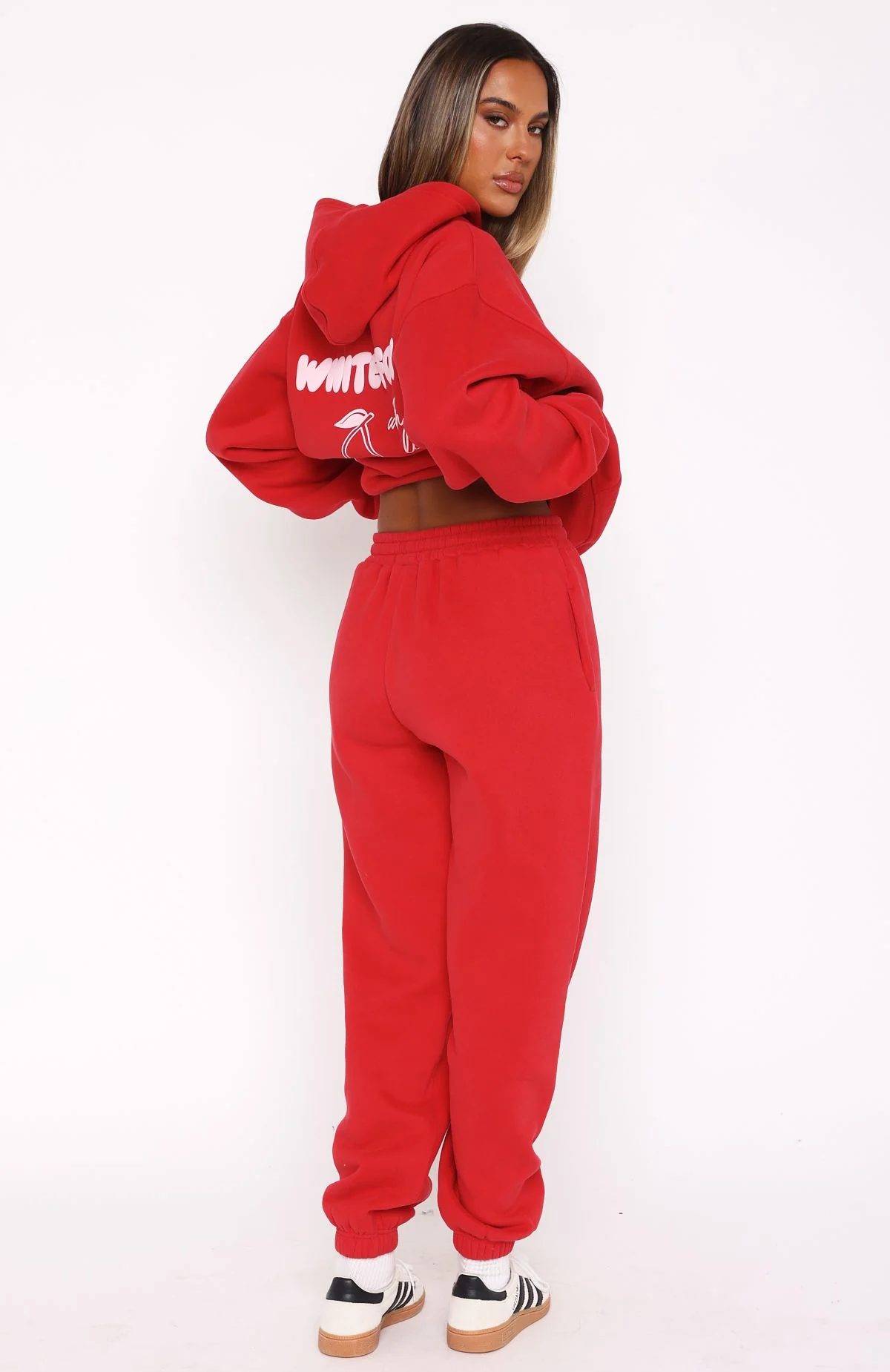 With Love In The Moment Sweatpants Red - Image 4
