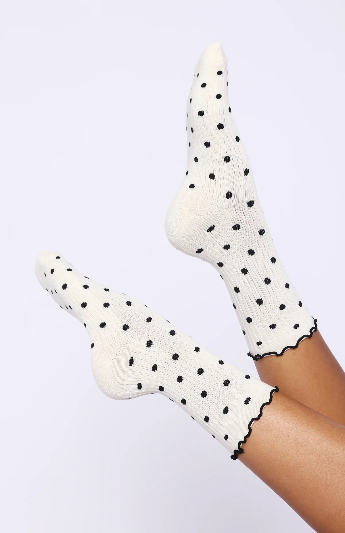 Worth Sharing 2 Pack Socks Cream/Black - Image 2