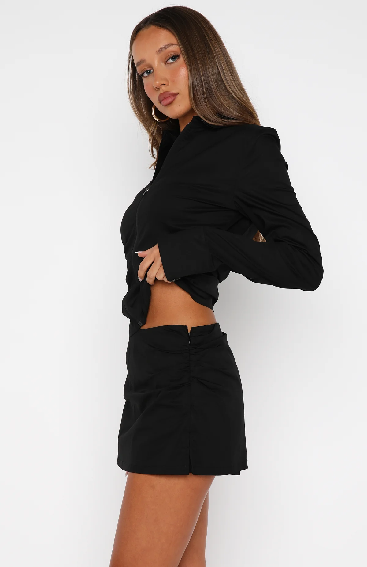 You Give Me Something Mini Skort Black - Image 4