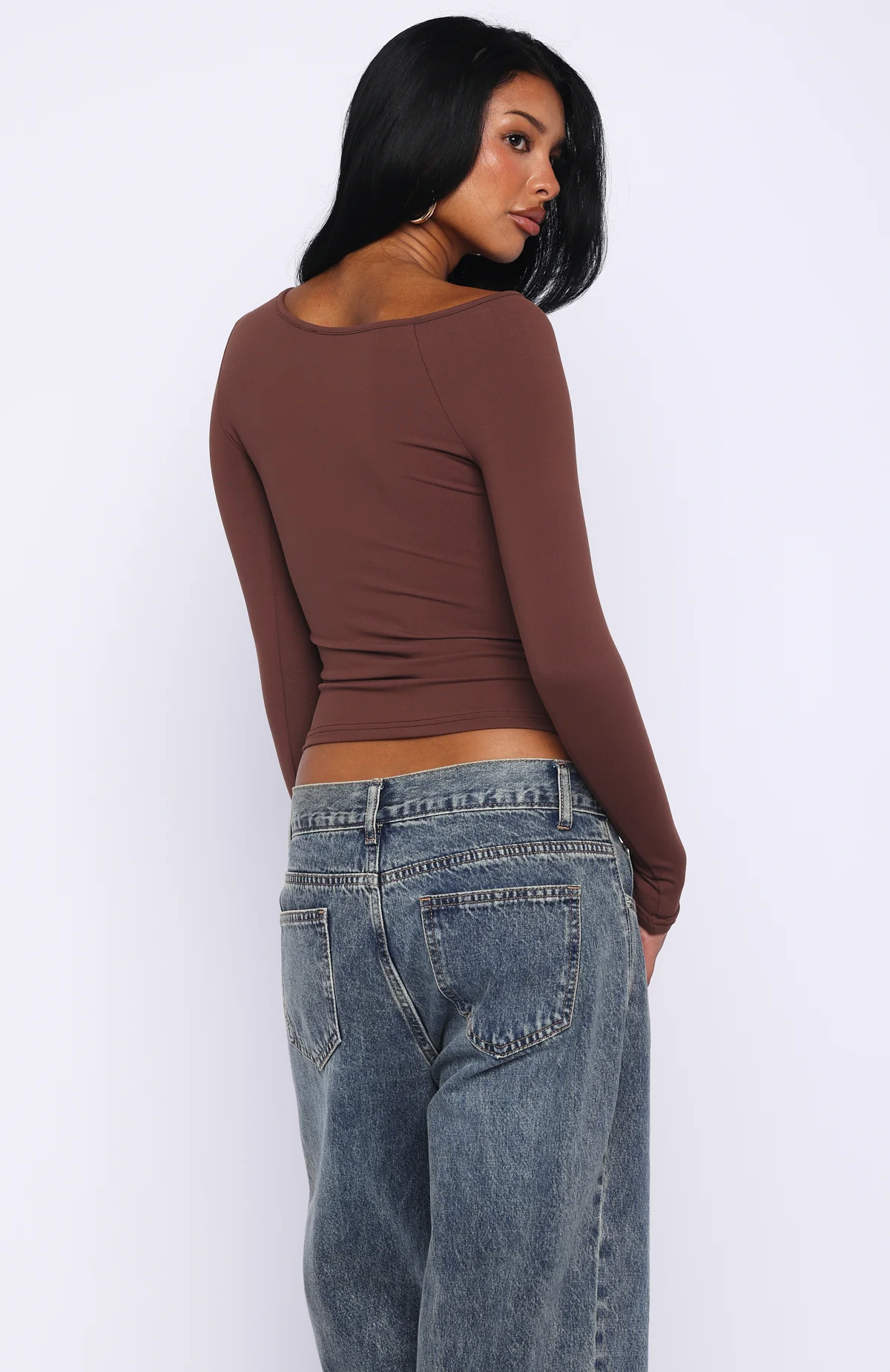 You Just Get Better Long Sleeve Top Expresso - Image 4