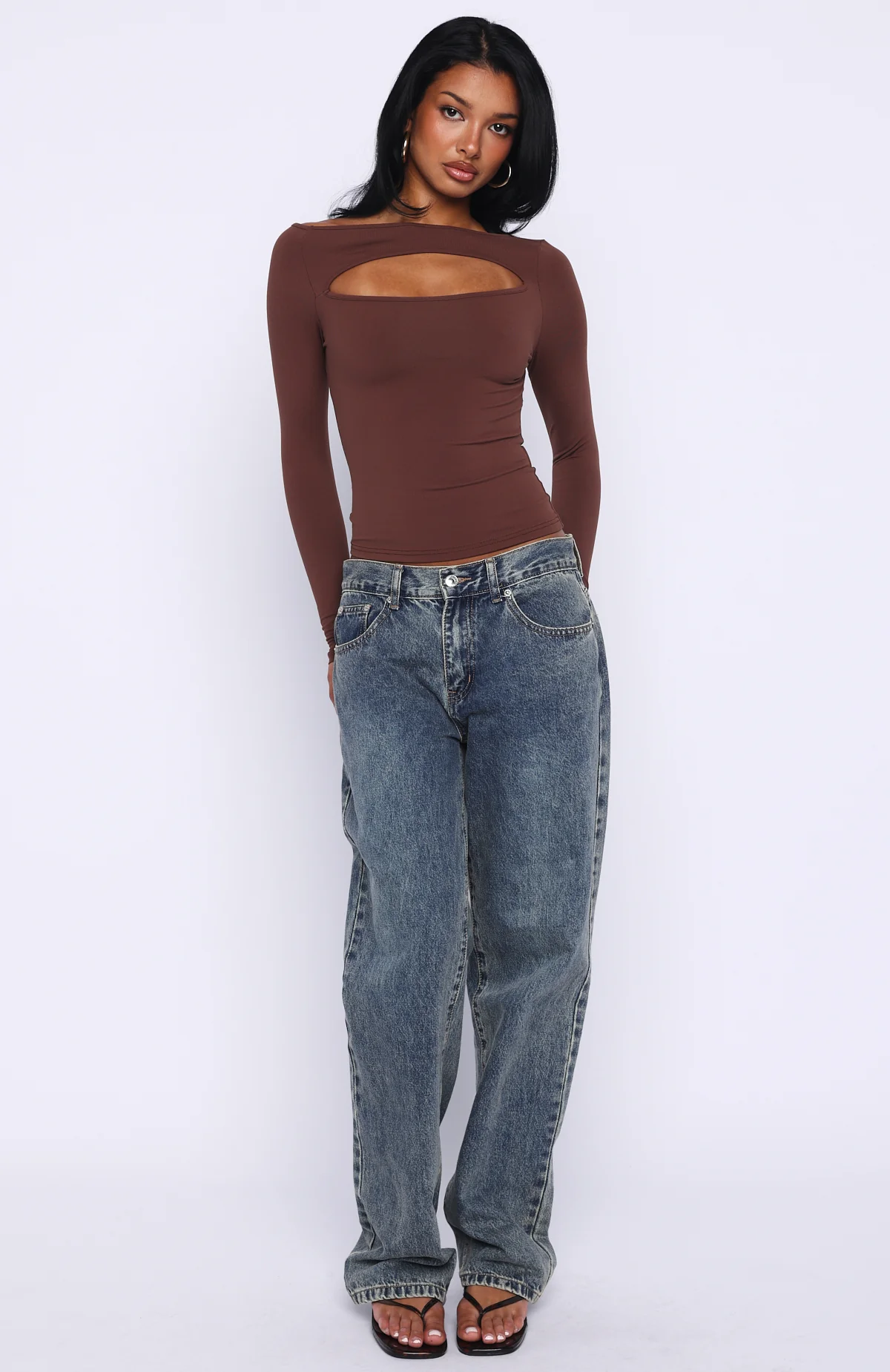 You Just Get Better Long Sleeve Top Expresso - Image 5