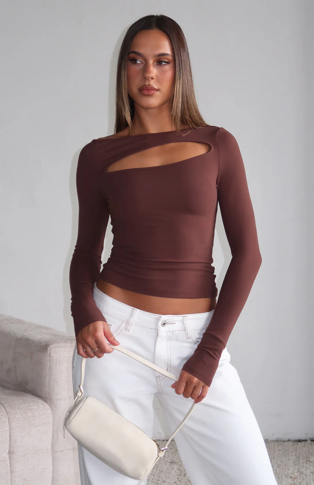 You Just Get Better Long Sleeve Top Expresso - Image 6