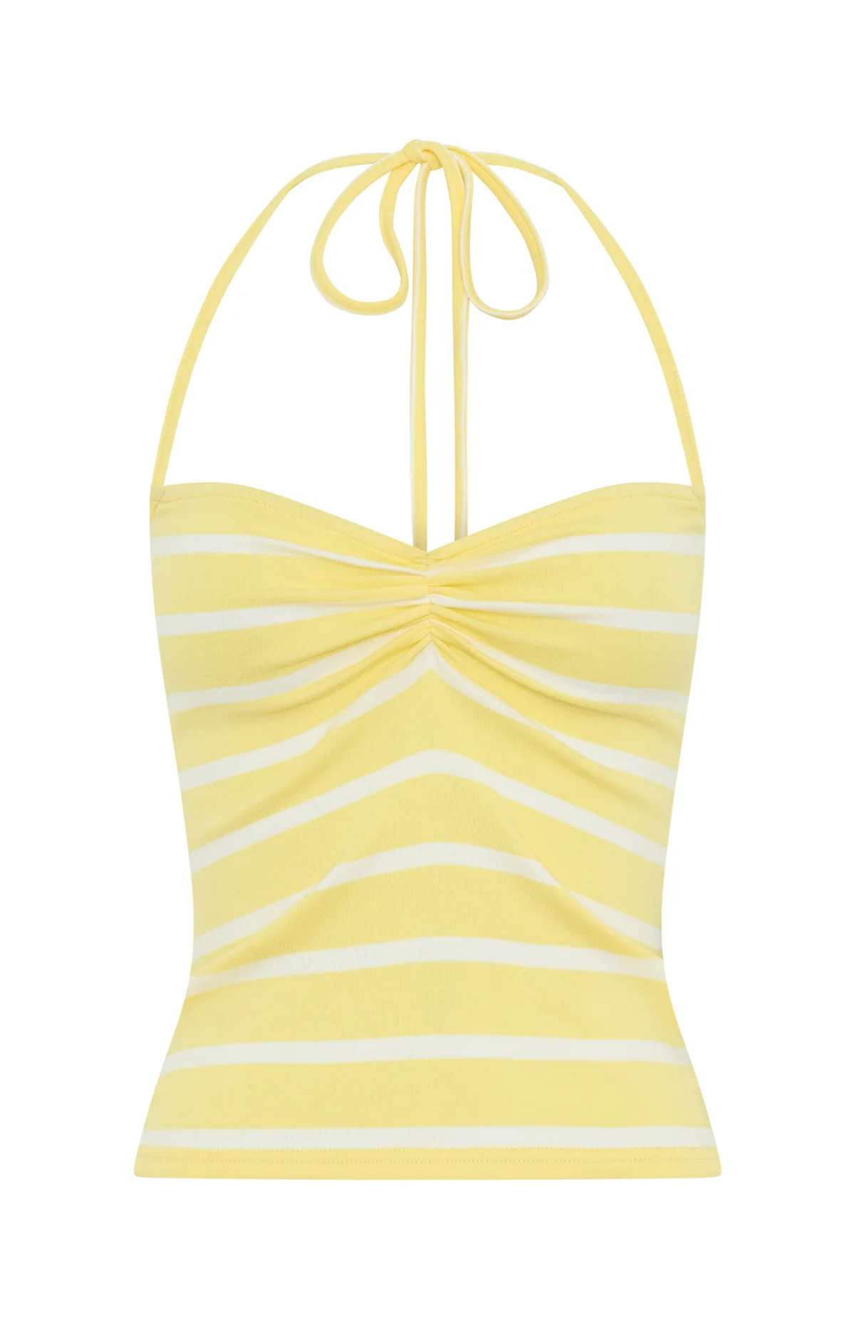 You Said Forever Halter Top Lemon Stripe - Image 7