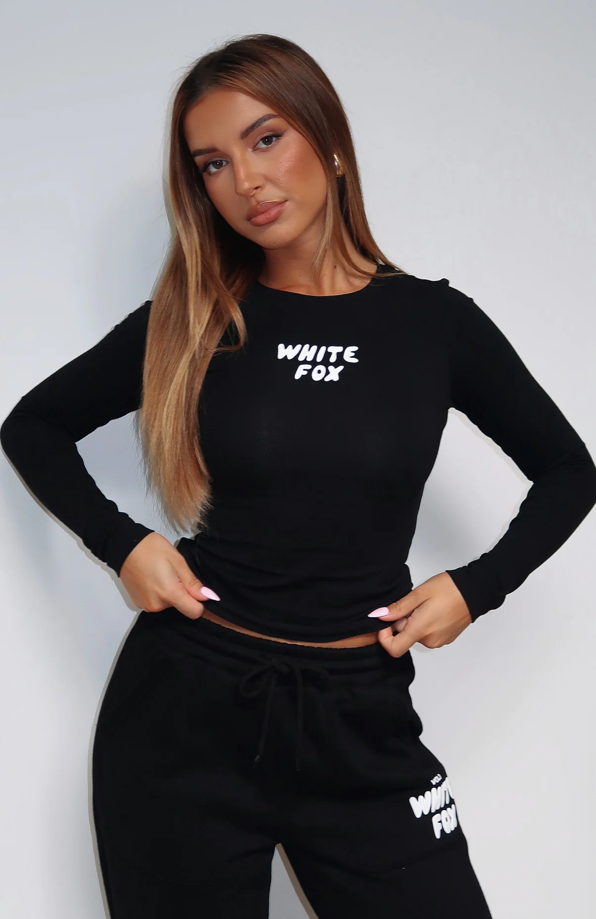 Young And Impatient Long Sleeve Baby Tee Black - Image 5