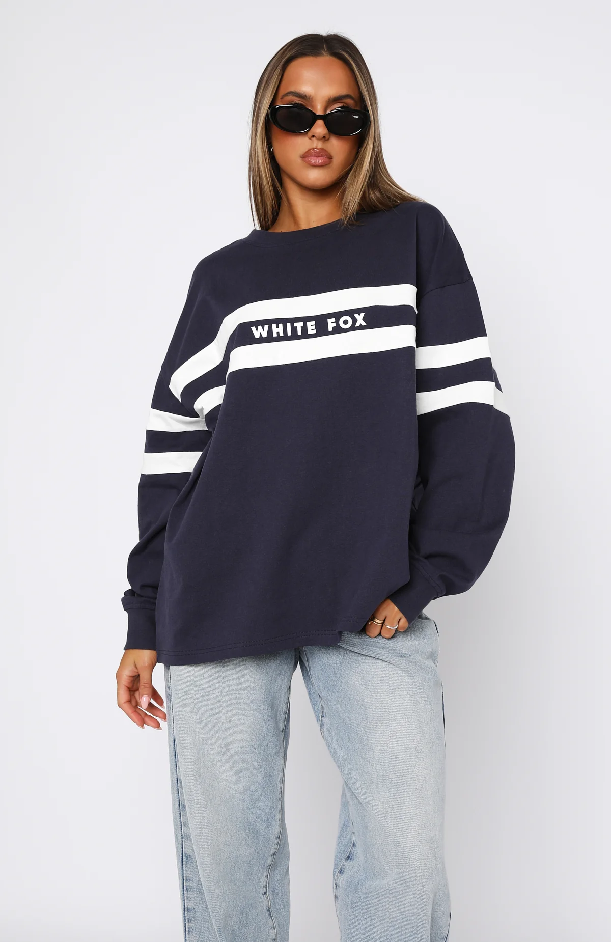 You're My Inspiration Long Sleeve Tee Navy - Image 2