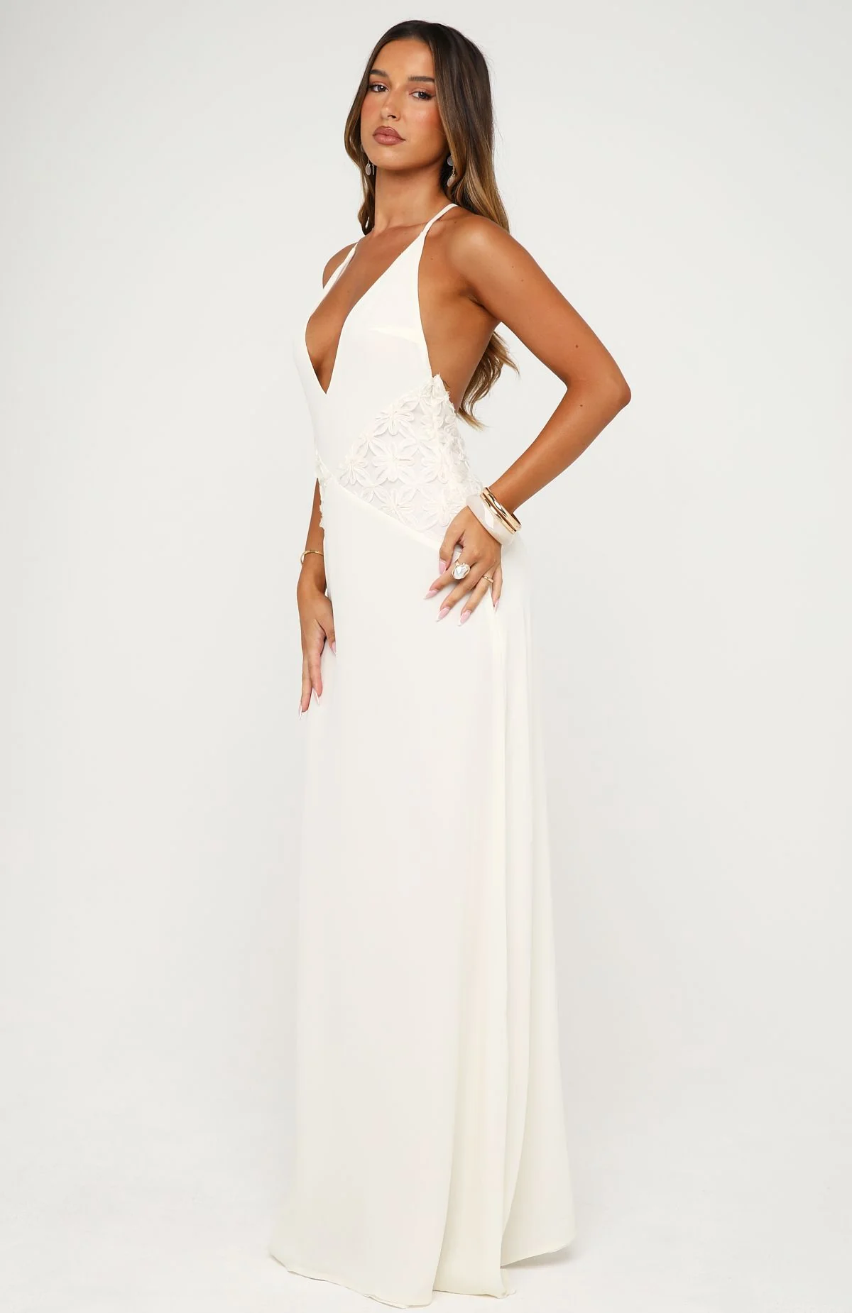 Zesty Glow Maxi Dress Butter - Image 4